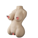 Gerçek Ten Dokusunda Yarım Manken Mastürbatör