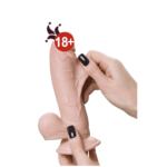 My Babe Kıkırdaklı Deri Katmanlı My Honey 18 cm Dildo