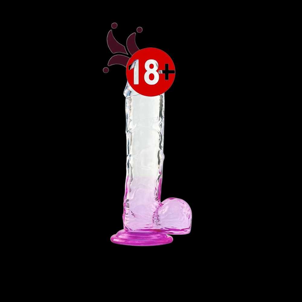 Silikon Şeffaf Renkli Realistik Dildo 20 cm silikon şeffaf renkli realistik dildo 20 cm, modern tasarımlı özel yaşam ürünü