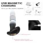 telefon kontrollü 9 modlu hareketli vibratör, ergonomik tasarımlı premium özel yaşam ürünü