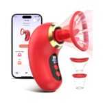 app kontrollü emişli dijital ekranlı dilli vibratör, modern tasarımlı özel yaşam ürünü