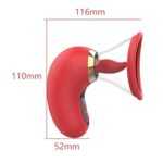 app kontrollü emişli dijital ekranlı dilli vibratör, modern tasarımlı özel yaşam ürünü