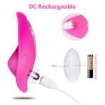 kablosuz uzaktan kumandalı giyilebilir klitoral vibratör rose, ergonomik tasarımlı premium özel yaşam ürünü