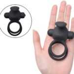 titreşimli rabbit penis halkası, ergonomik tasarımlı çift kullanımına uygun özel yaşam ürünü