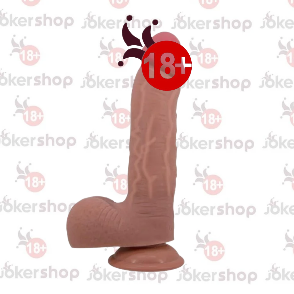 Emeka sliding skin vakumlu 23 cm realistik dildo ürünü