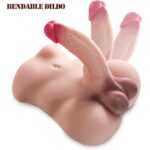 Esnek penisli realistik kalça mastürbatörü, doğal tasarımlı yetişkin ürünü