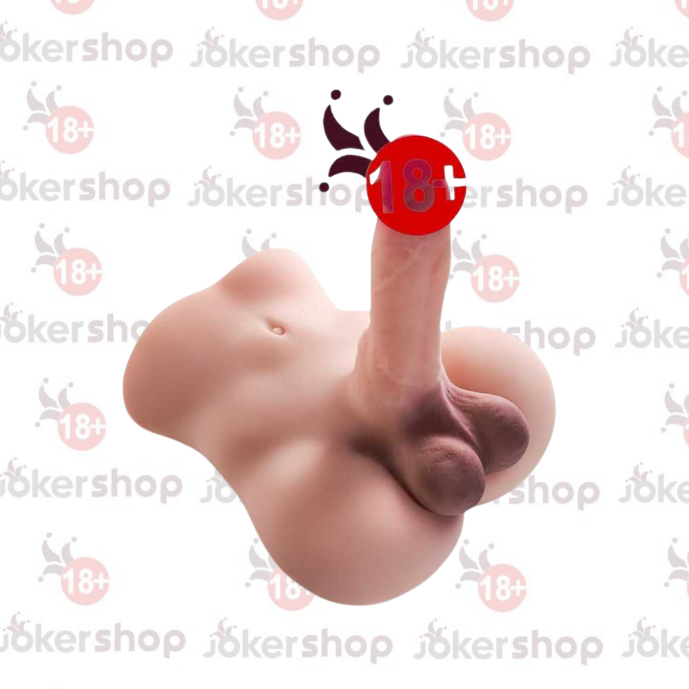Esnek penisli realistik kalça mastürbatörü, doğal tasarımlı yetişkin ürünü