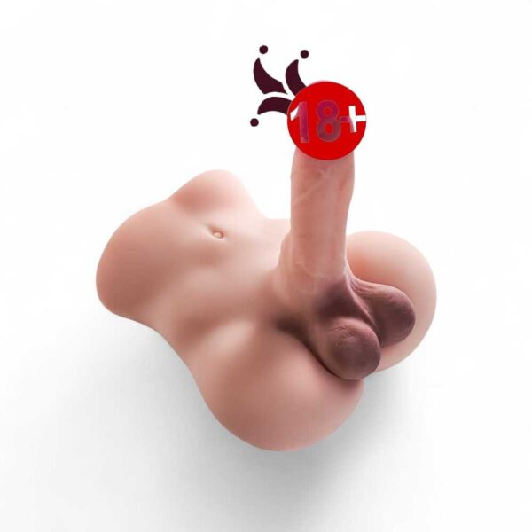 Esnek penisli realistik kalça mastürbatörü, doğal tasarımlı yetişkin ürünü