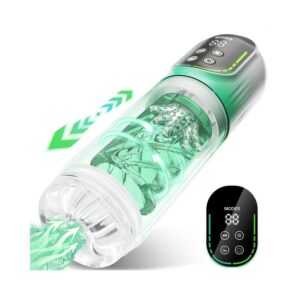 LCD ekranlı otomatik erkek mastürbatör, dijital kontrollü yetişkin ürünü