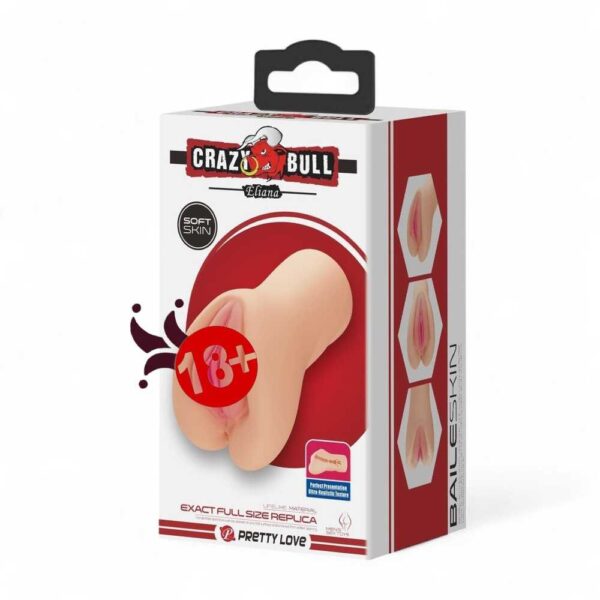 3 boyutlu gerçekçi vajinal masturbatör Eliana, detaylı ve doğal tasarımlı ürün