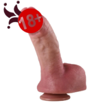 25 cm gerçekçi vantuzlu büyük boy silikon dildo