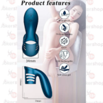 USB şarjlı titreşimli klitoris uyarıcı penis vibratörü.