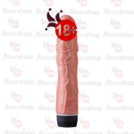 20 cm gerçekçi titreşimli vibratör, 18 cm kullanılabilir uzunluk, 4 cm çap, ayarlanabilir titreşim hızına sahip pilli masaj vibratörü.