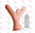 14 cm kumandalı gerçekçi tasarımlı titreşimli dildo