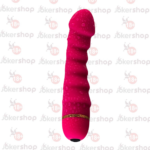 Elde tutulan 16 cm pembe renkli 20 titreşimli silikon vibratör